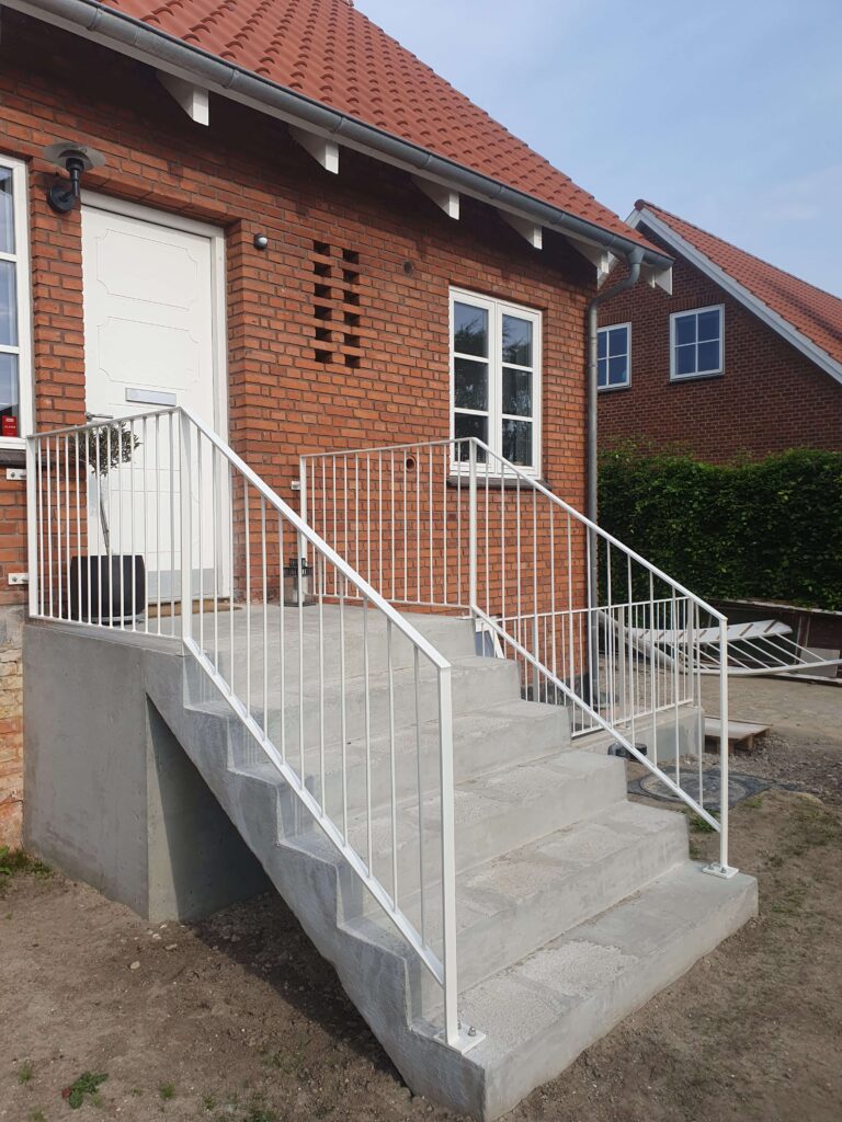beton trappe ved hus
